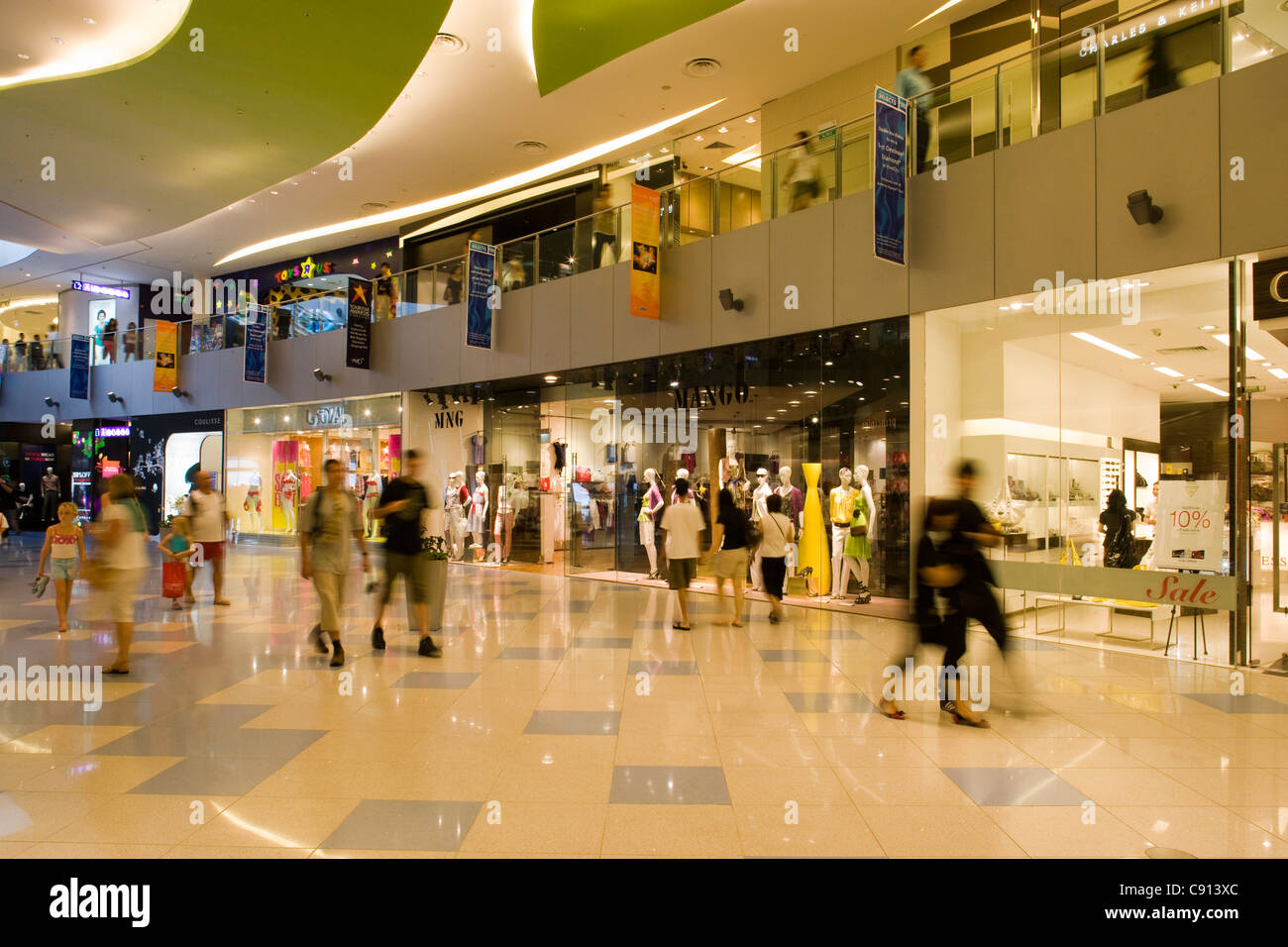 Einkaufszentren: Vivo City Interieur Stockfoto