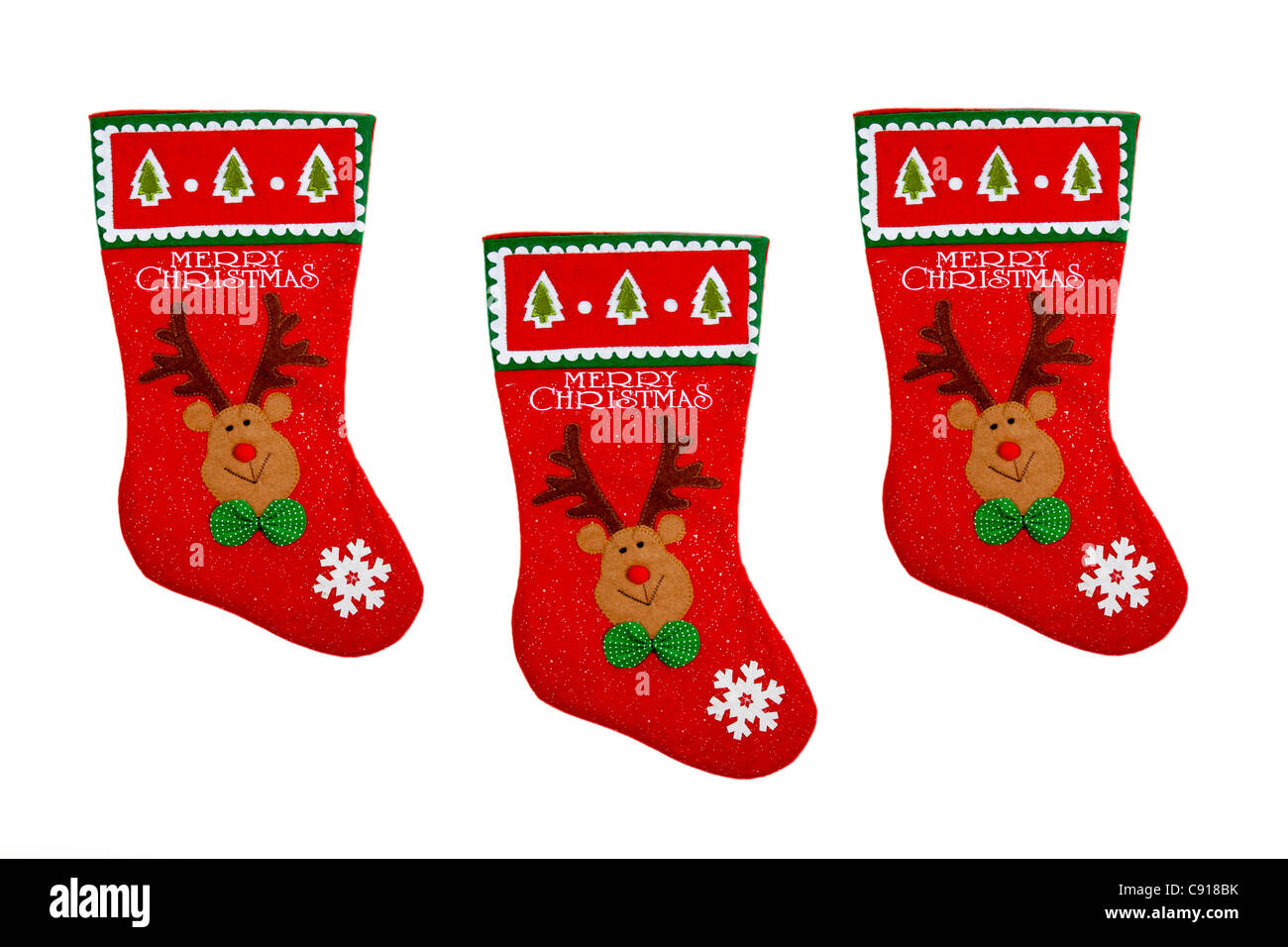 Weihnachts-Strumpf Stockfoto