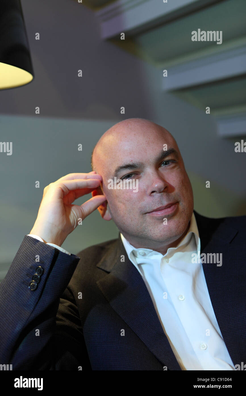 Mike Lynch, CEO Autonomy Corporation, St James Square, Westminster, London, UK Stockfoto