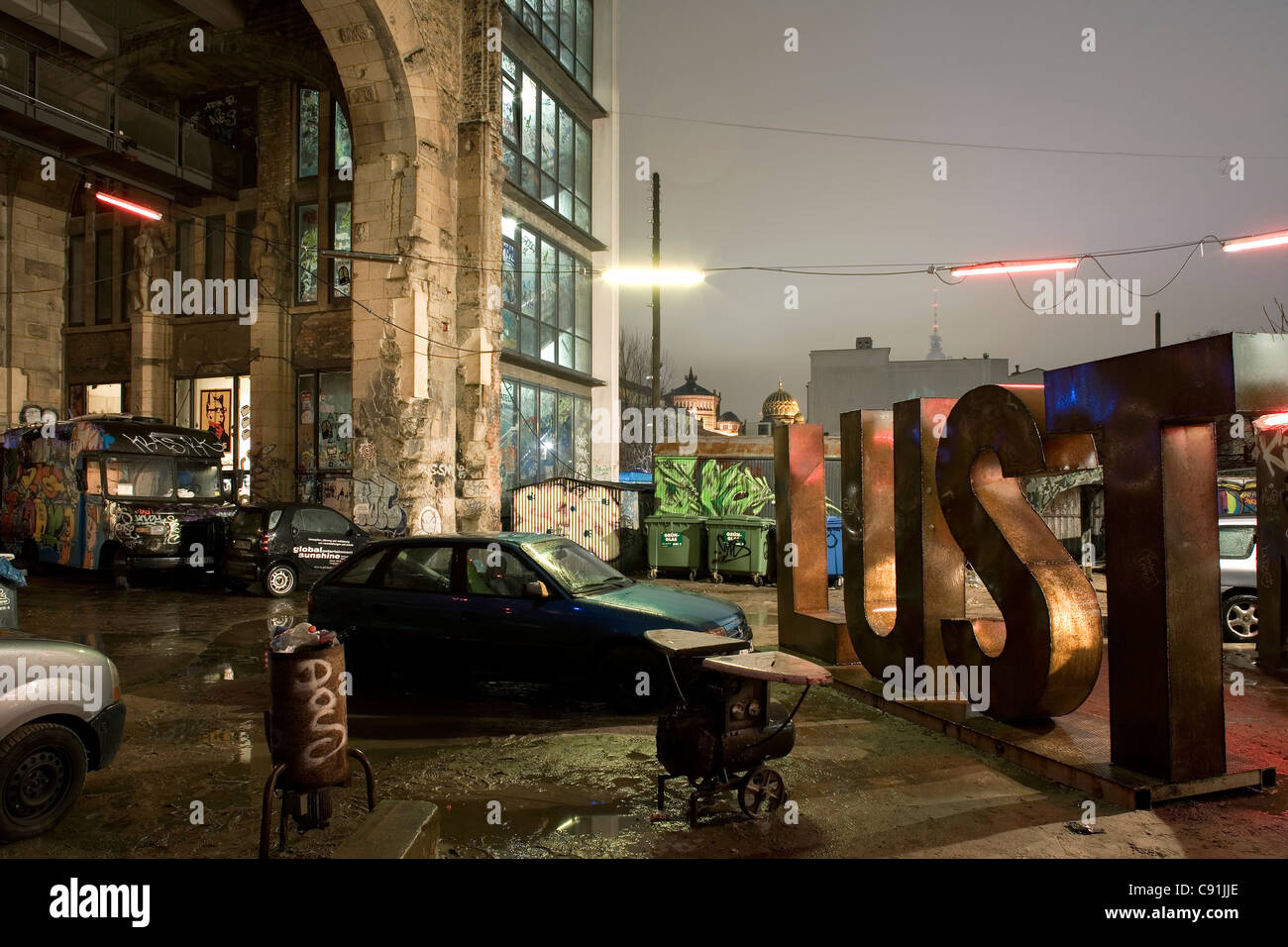 Kunst und Kultur Zentrum Tacheles, Oranienburger Straße, Berlin, Deutschland, Europa Stockfoto