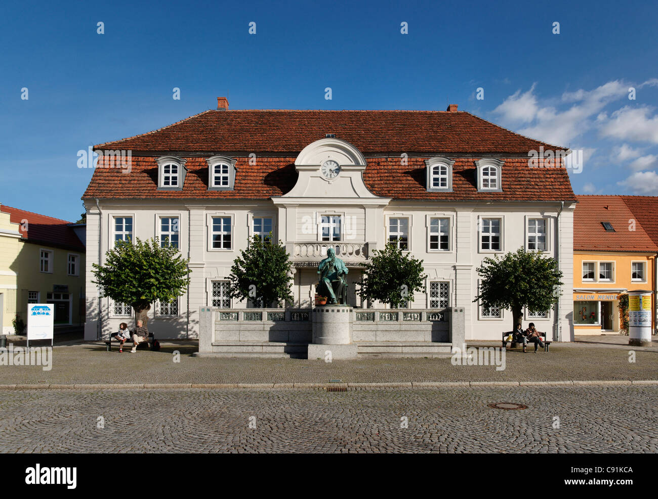 Fritz-Reuter-Literaturmuseum, Stavenhagen, Mecklenburgs Schweiz, Mecklenburg-Western Pomerania, Deutschland Stockfoto