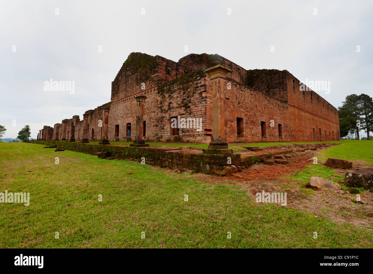 Jesuiten-Missionen von la Santisima Jesus de Tavarangue, Paraguay, Südamerika Stockfoto