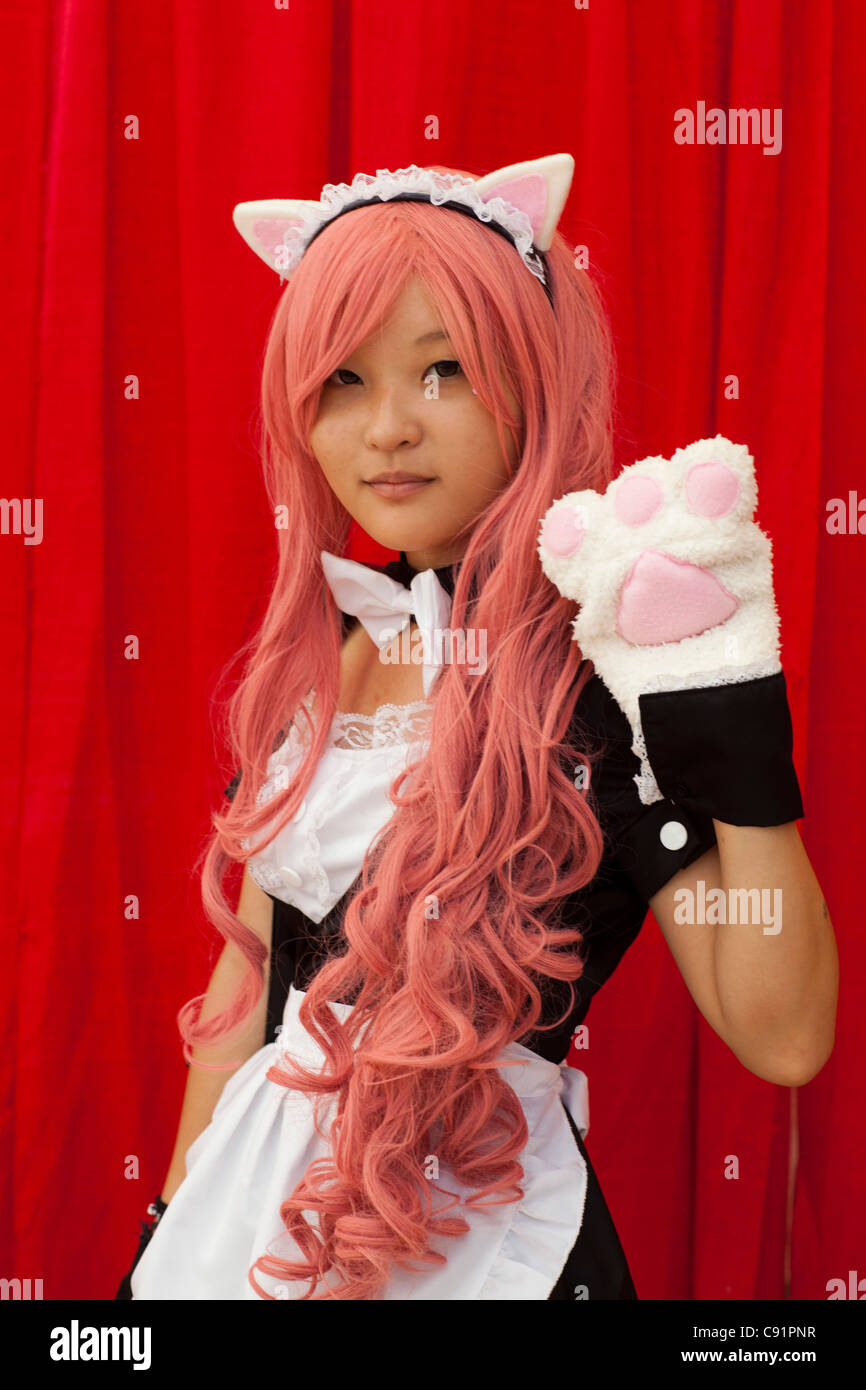 Anime Festival Los Angeles Convention Center, 1. Juli - 4. Juli 2011, Los Angeles, Kalifornien, USA Stockfoto