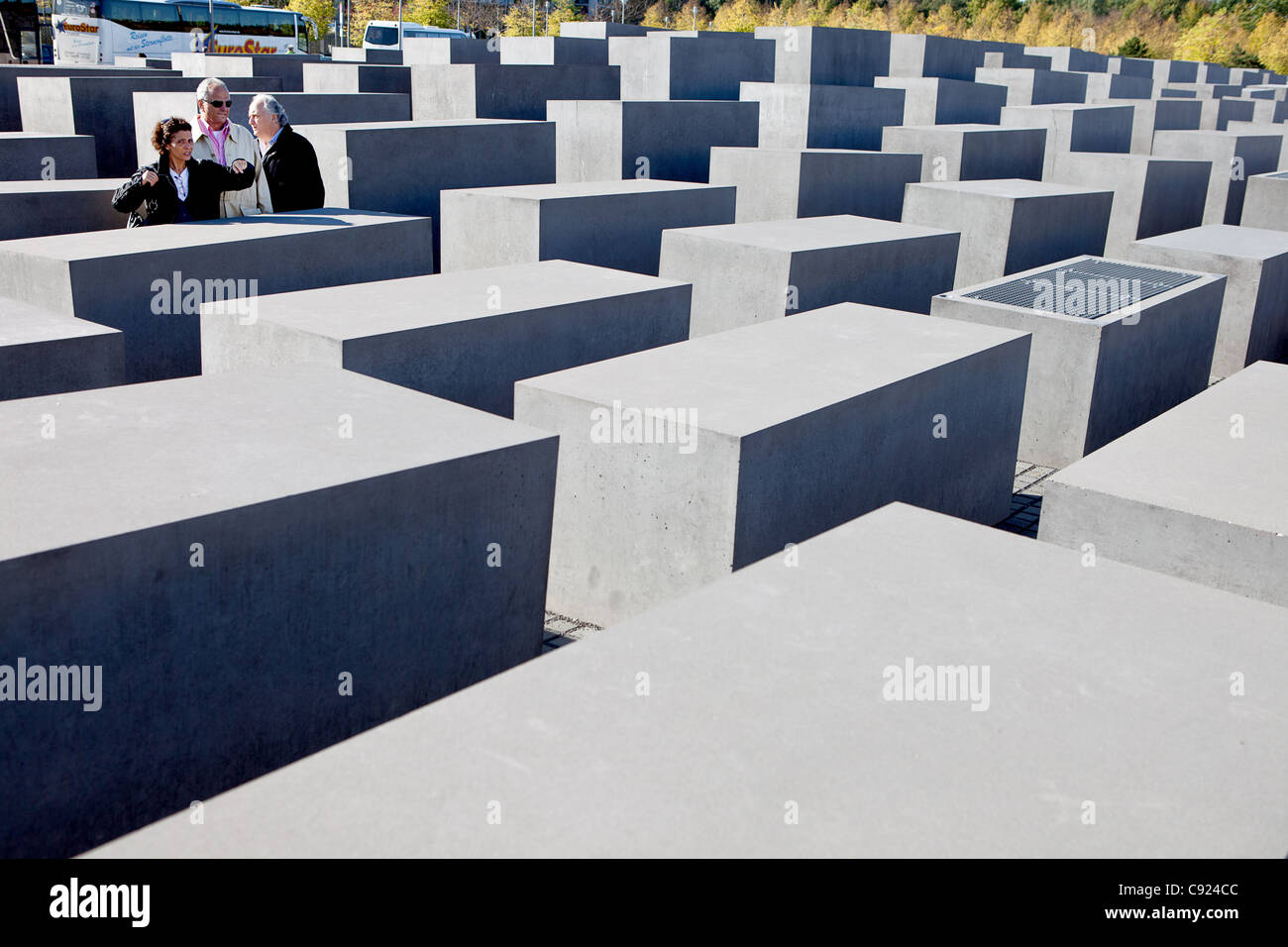 Denkmal für die ermordeten Juden Europas, Berlin, Deutschland Stockfoto