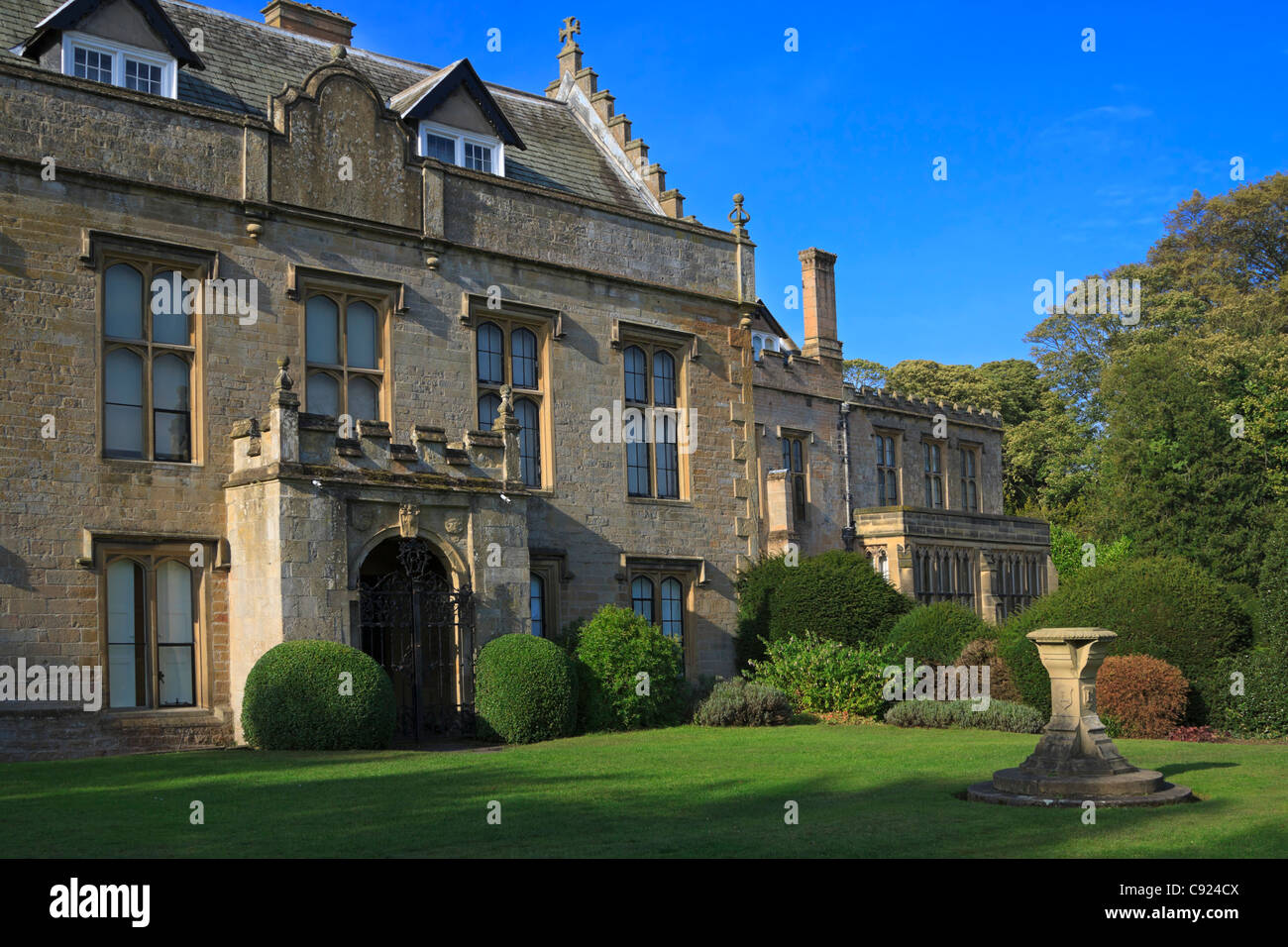 Newstead Abbey. Die mittelalterliche Abtei ist bekannt für seine Assoziationen mit Lord Byron. Stockfoto