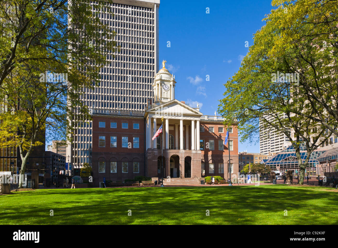 Old State House in der Innenstadt von Hartford Connecticut Stockfoto