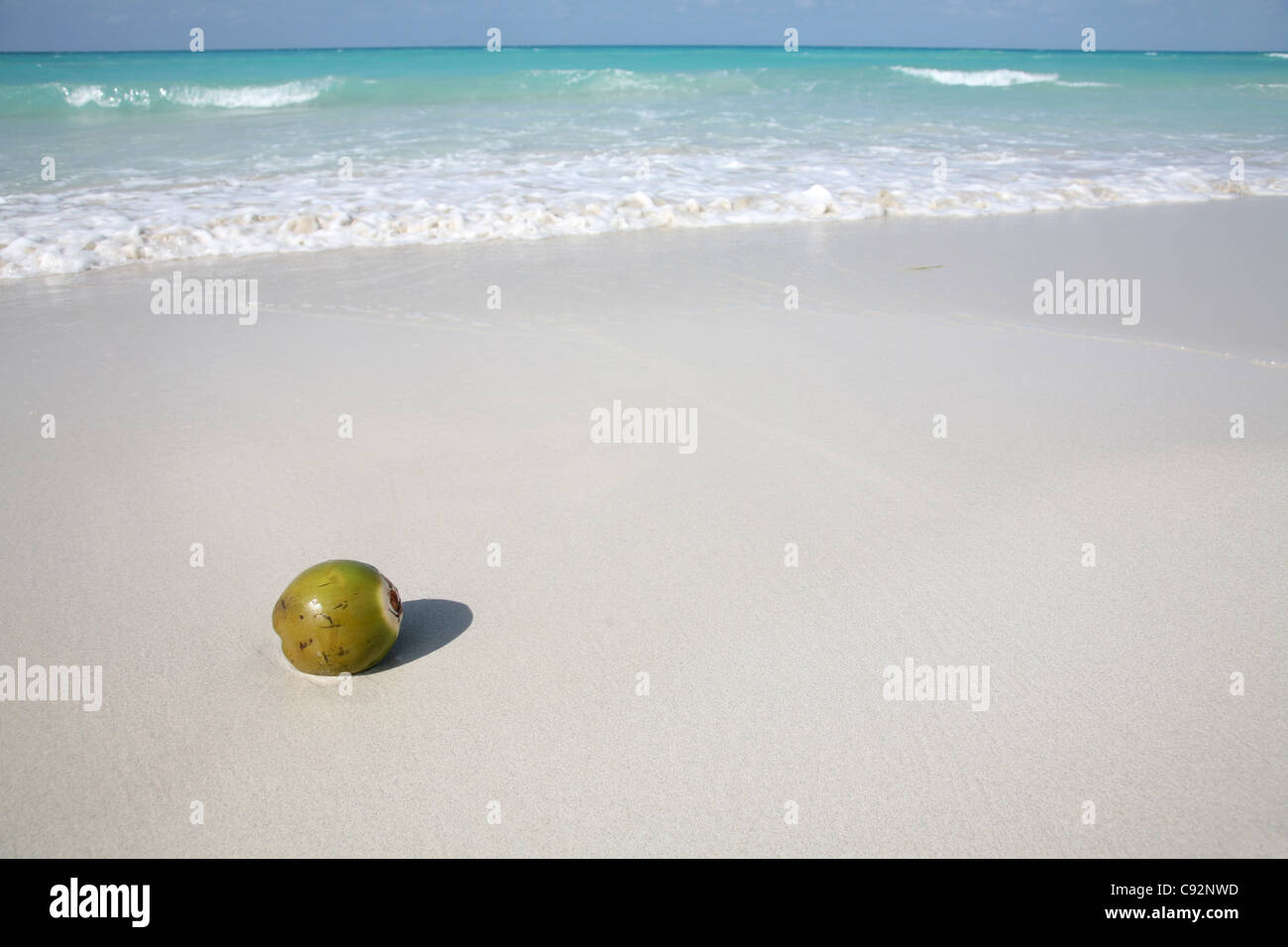Strand von Varadero, Kuba. Stockfoto
