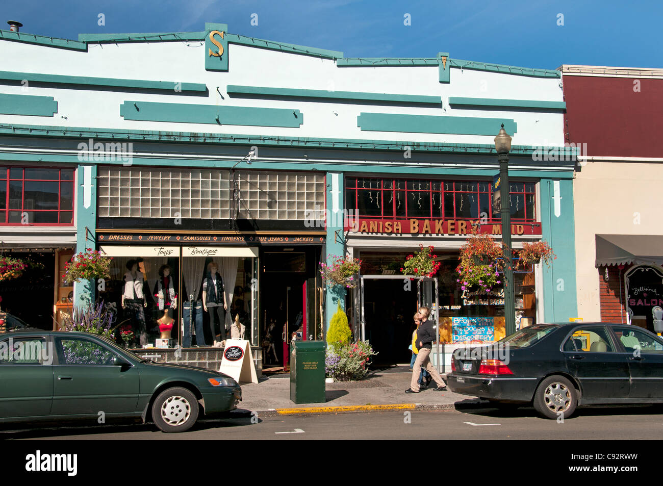 Astoria Innenstadt von Oregon State USA Stockfoto