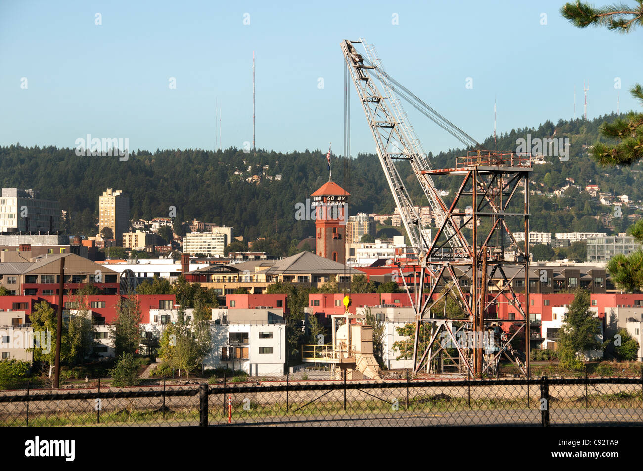Stadt Portland Oregon Vereinigte Staaten von Amerika-USA Stockfoto