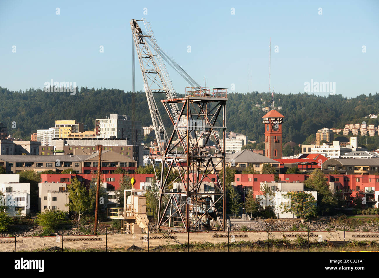 Stadt Portland Oregon Vereinigte Staaten von Amerika-USA Stockfoto