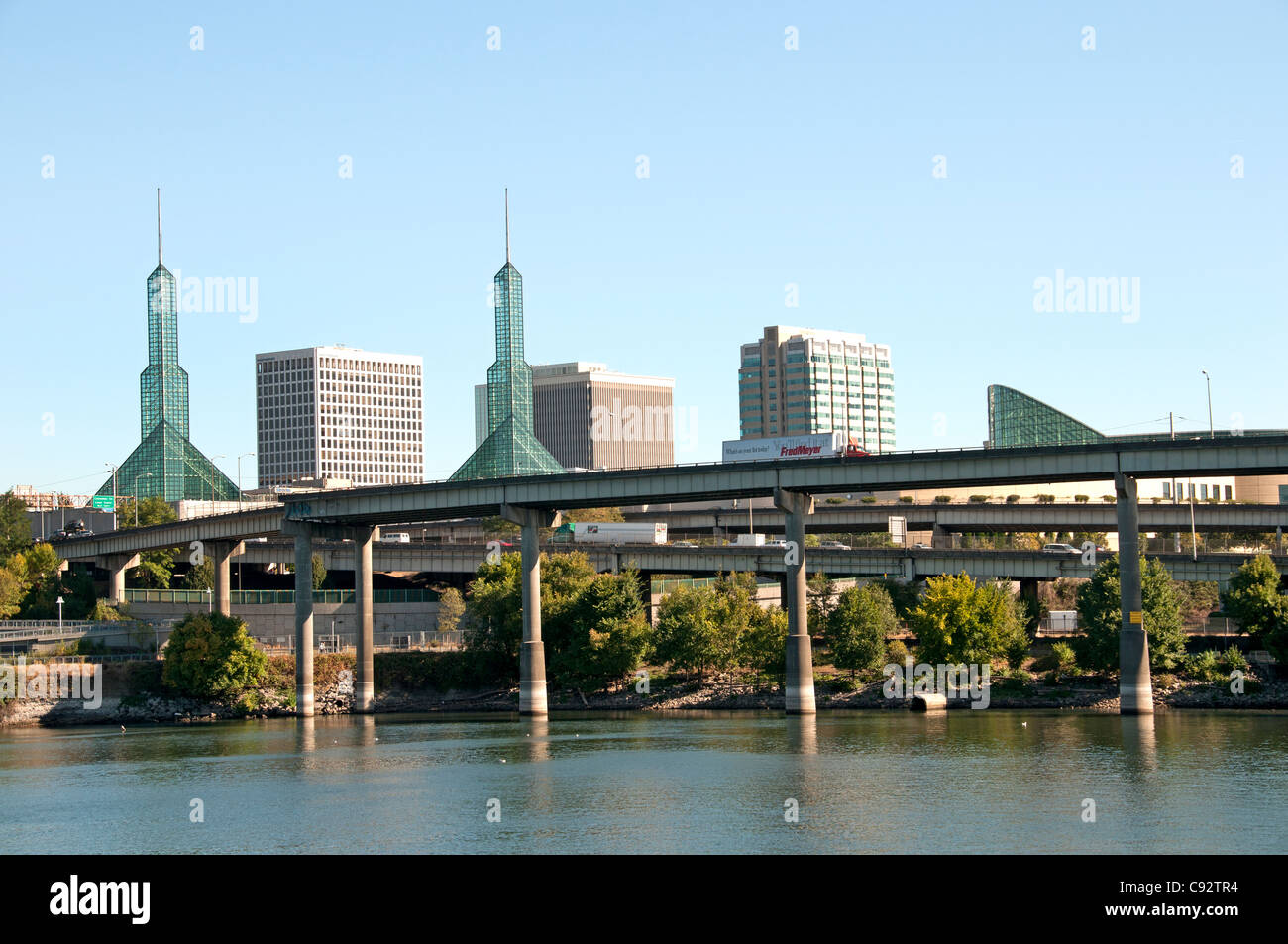 Stadt Portland Oregon Vereinigte Staaten von Amerika-USA Stockfoto