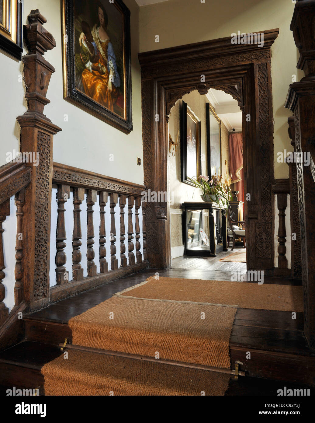 Plas Teg ist ein Klasse 1 aufgeführten eindrucksvolle und interessante Landhaus in Nord-Wales. Es wurde liebevoll restauriert, über die Stockfoto