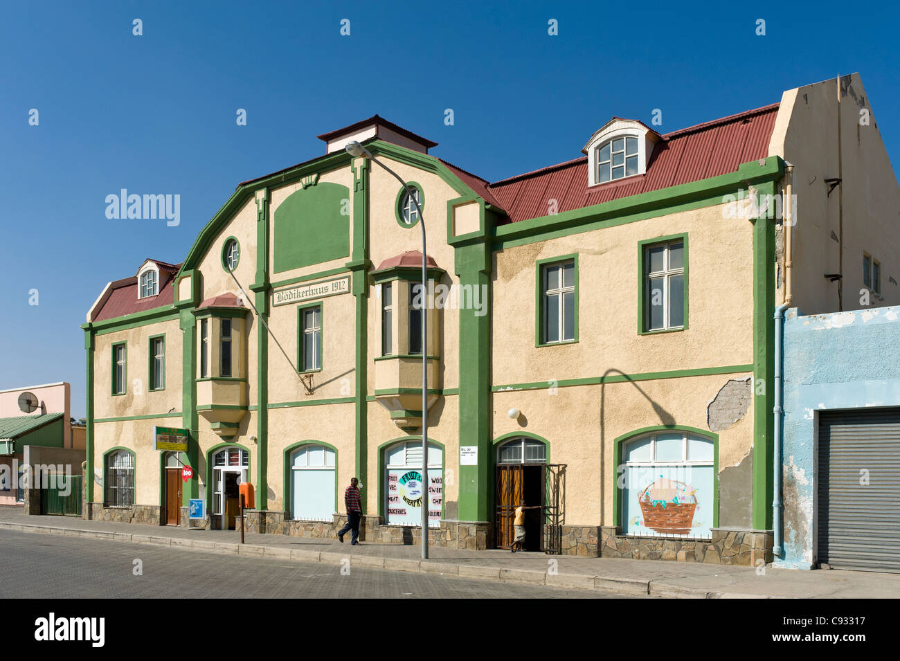 Boedikerhaus historische Gebäude in Lüderitz Namibia Stockfoto