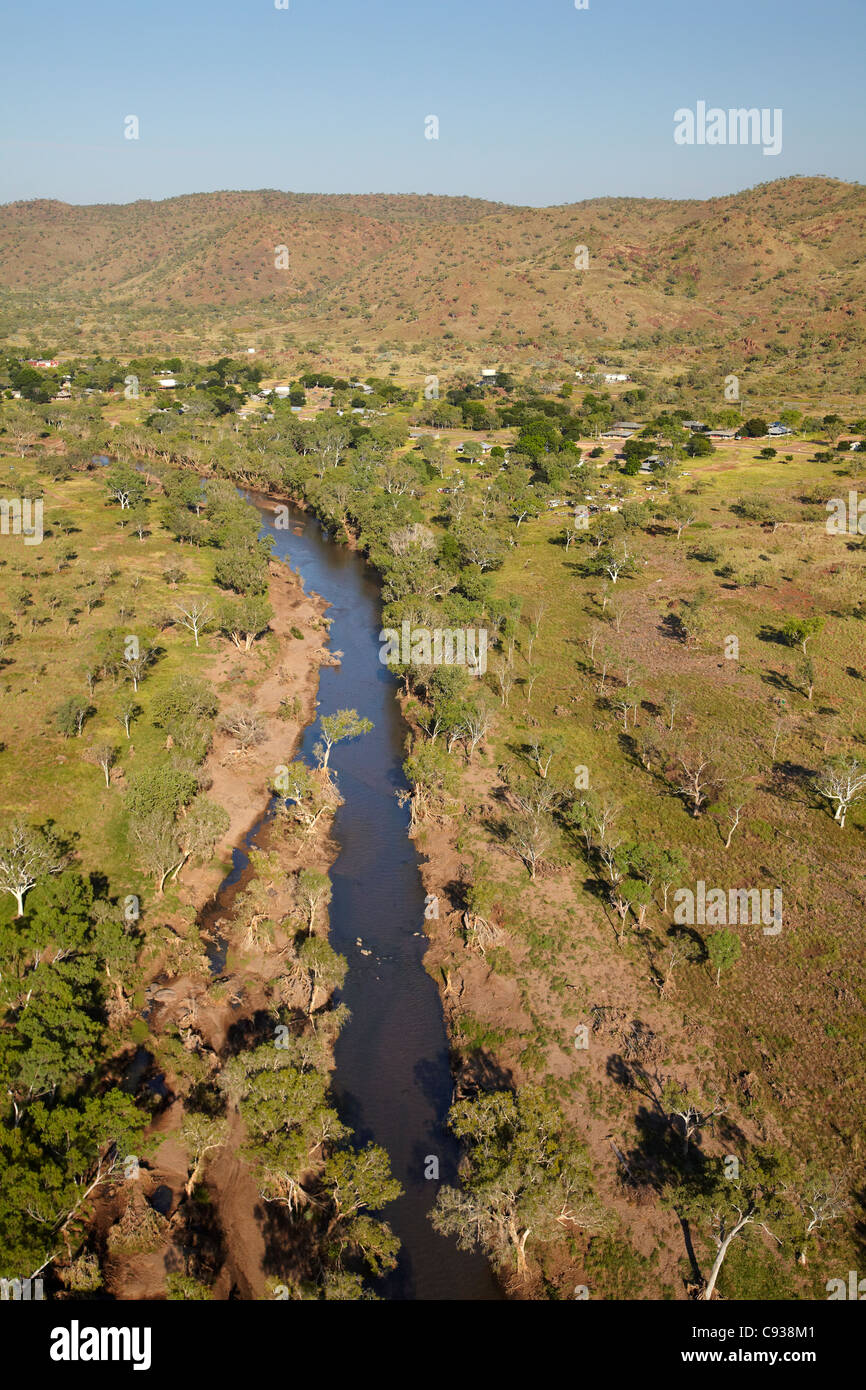 Warmun (Türkei Creek), Kimberley-Region, Western Australia, Australien - Antenne Stockfoto