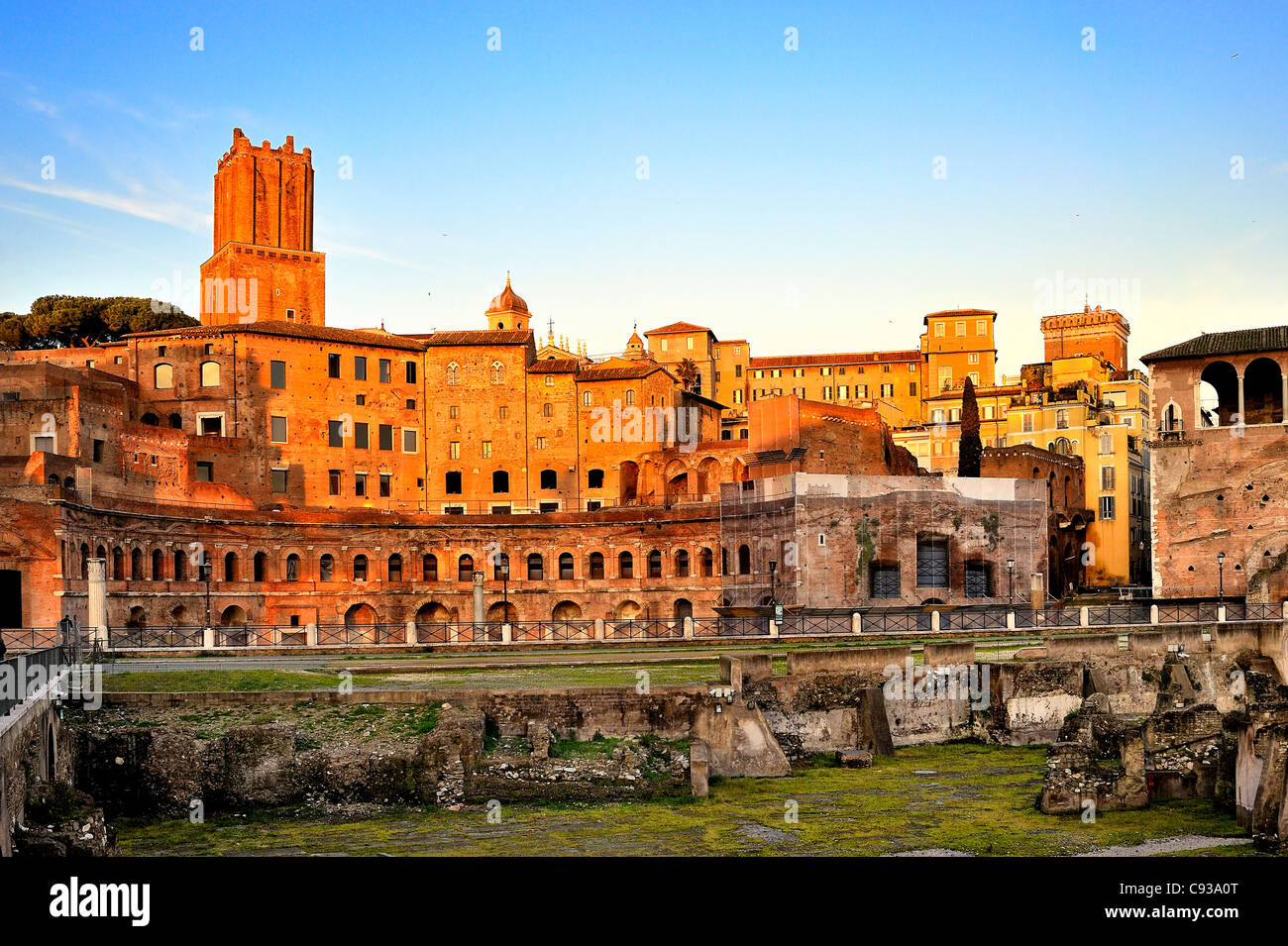 Foro Traiano, Roma, Italien. Stockfoto