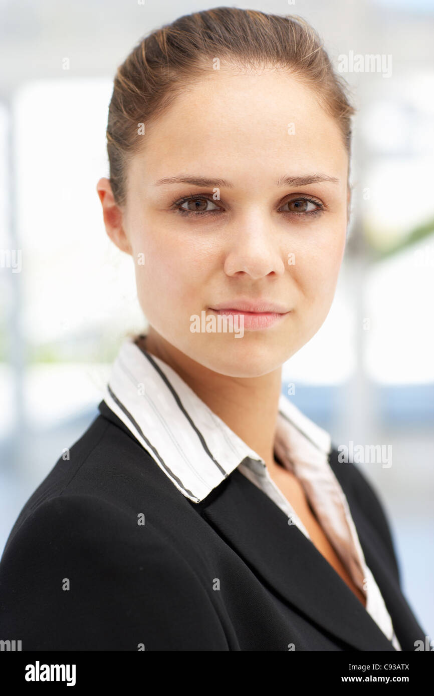 Erfolgreiche junge Geschäftsfrau Stockfoto