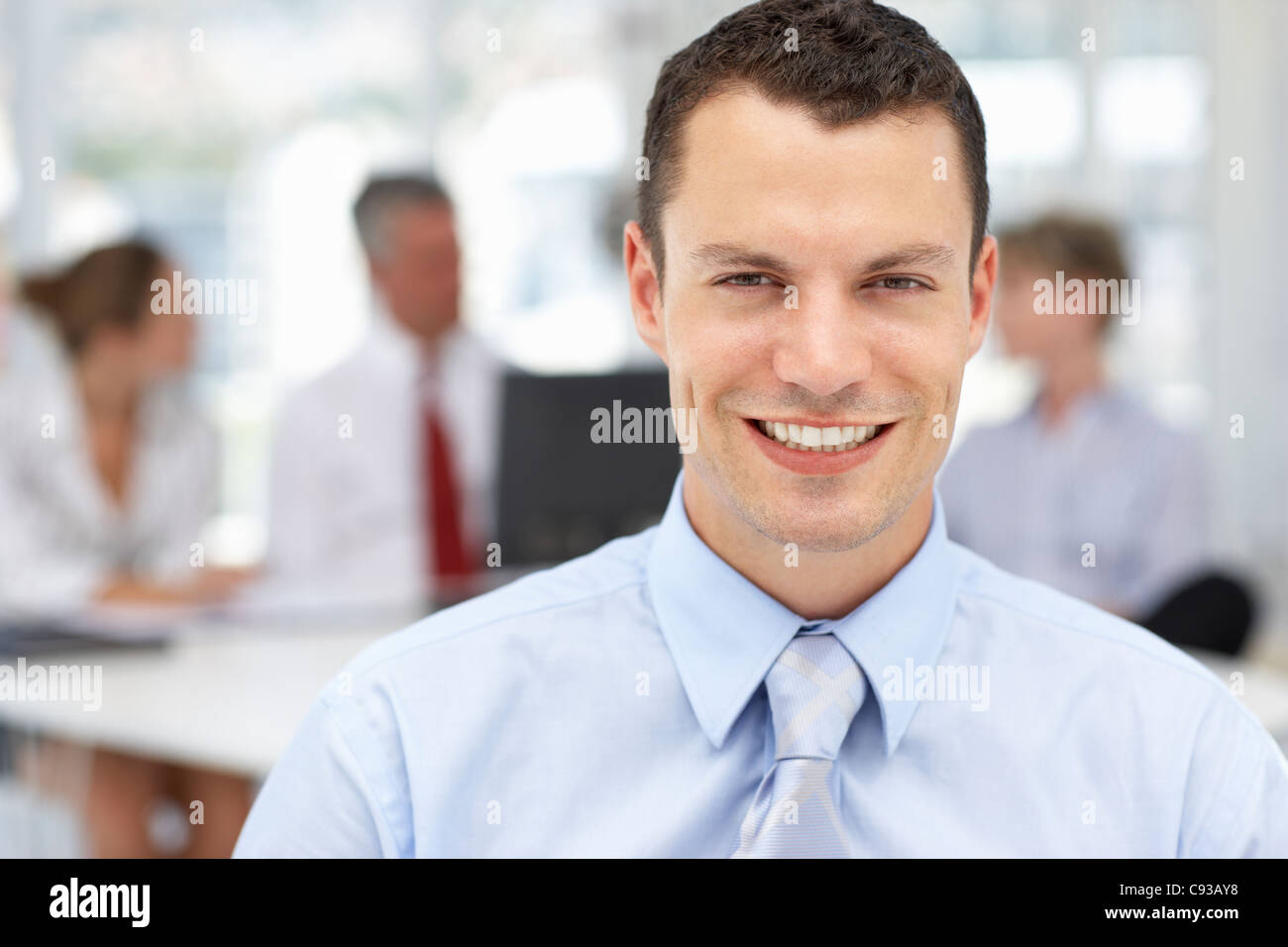 Erfolgreiche Jungunternehmer Stockfoto