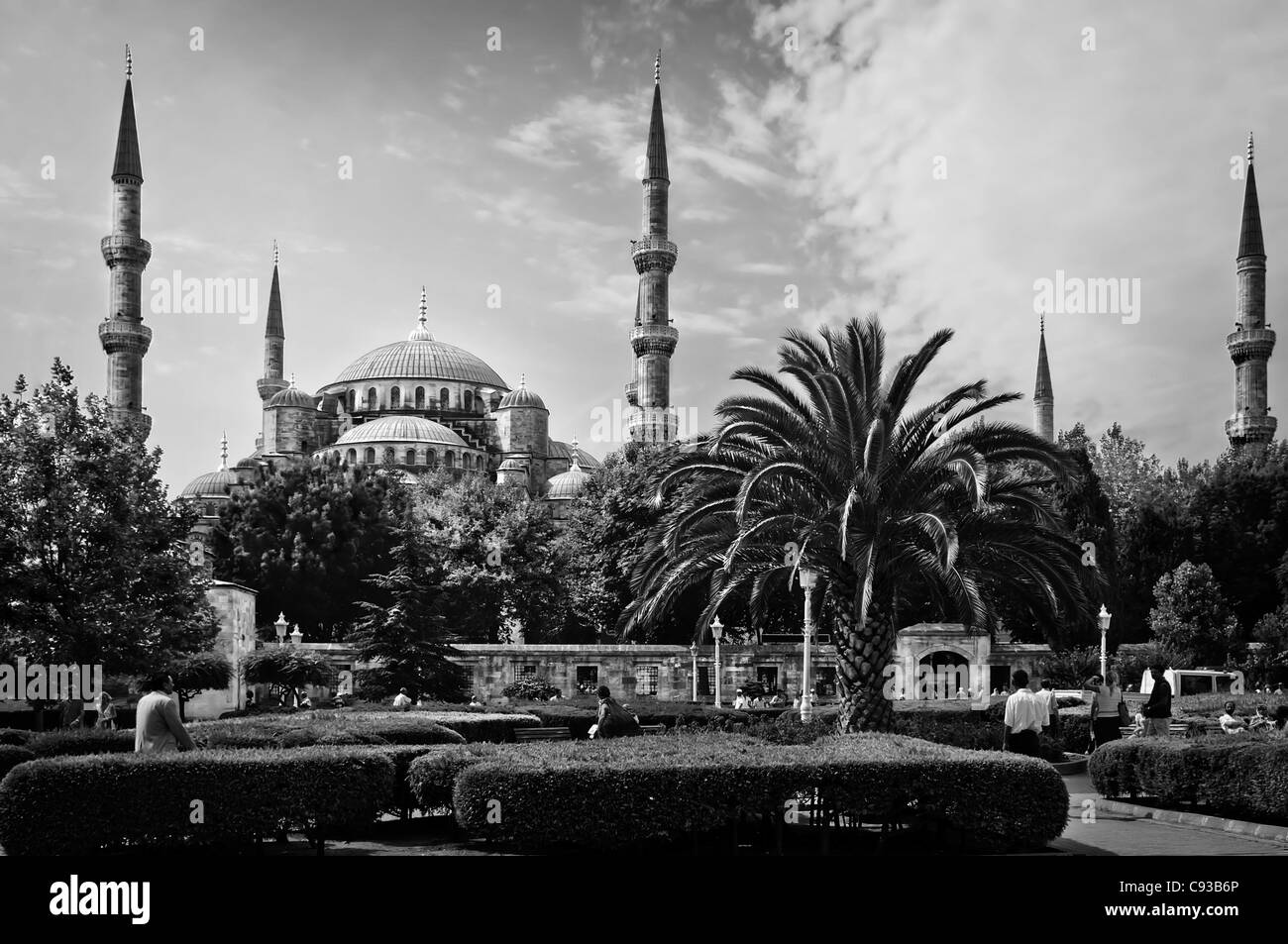 Blaue Moschee (Sultan-Ahmet-Moschee) in Istanbul Türkei Stockfoto