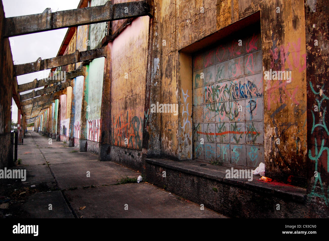Ehemalige Zucker Lager, Cais José Estilita, Recife, Brasilien Stockfoto
