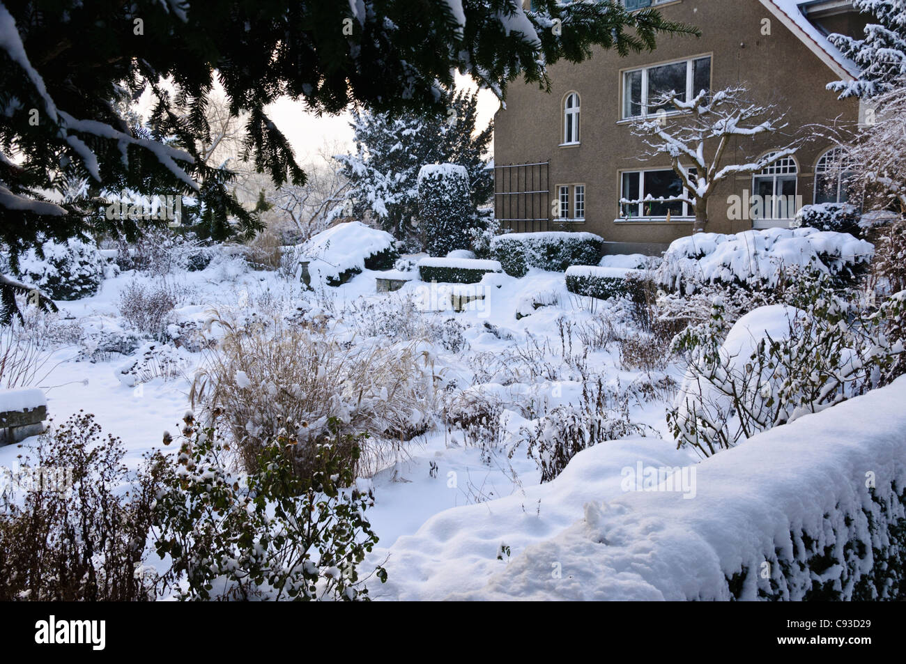 Karl Foerster Garten, Potsdam, Deutschland. Design: Karl Foerster Stockfoto