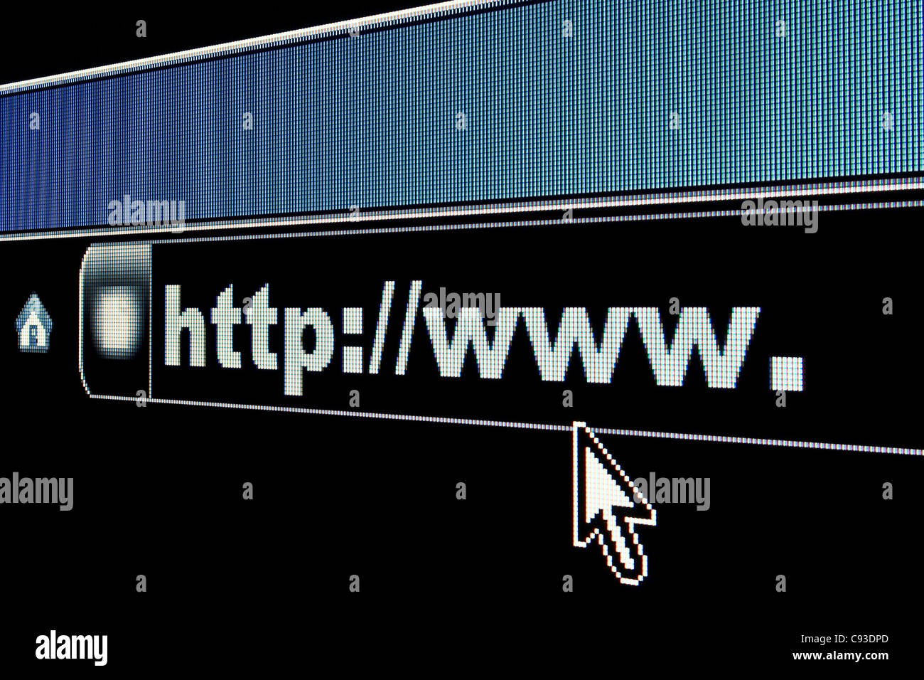 WWW Internet Browser HTTP-Konzept Stockfoto