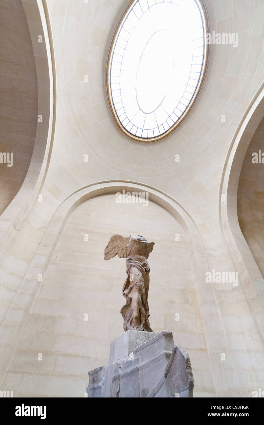 Geflügelte Sieg in Samothraki, Louvre, Paris Stockfoto