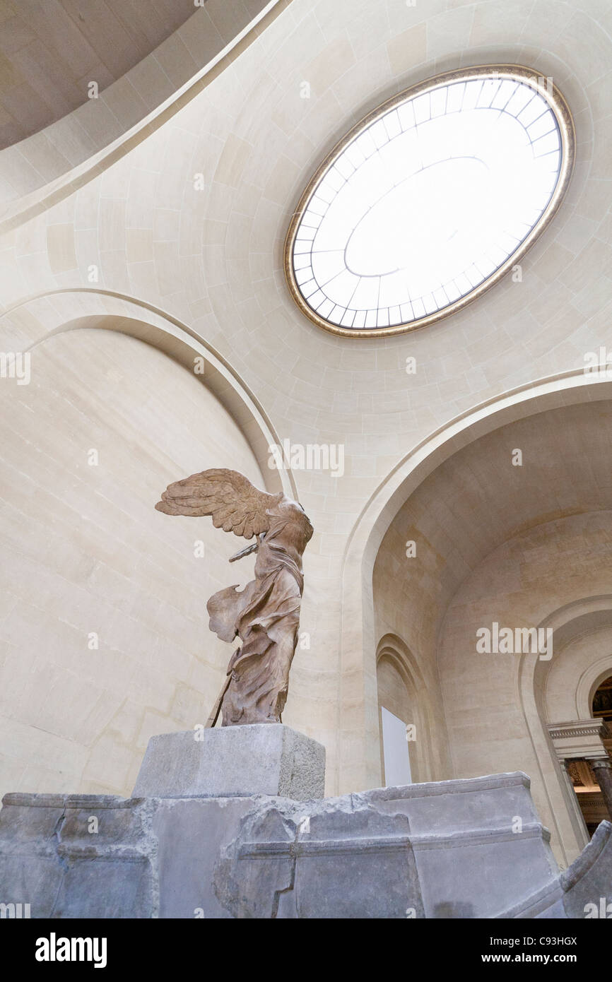 Geflügelte Sieg in Samothraki, Louvre, Paris Stockfoto