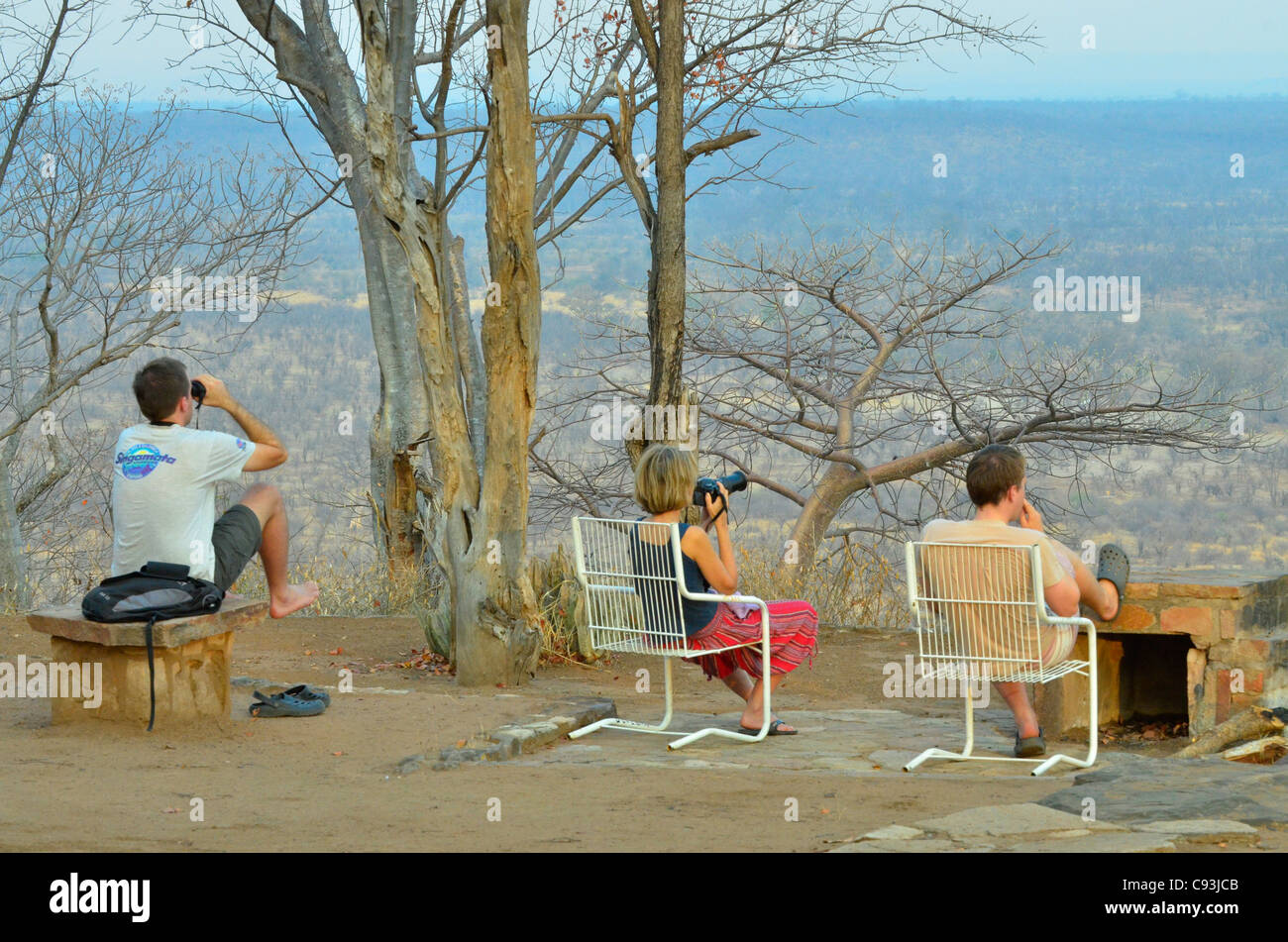 Simbabwe ist ein kleines Land mit einer unglaublichen Vielfalt an Landschaften und Tiere. Stockfoto