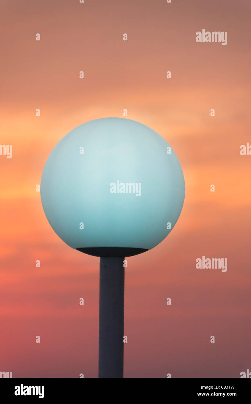 Deck Beleuchtung auf MSC Armonia, Kreuzfahrt Schiff. Stockfoto