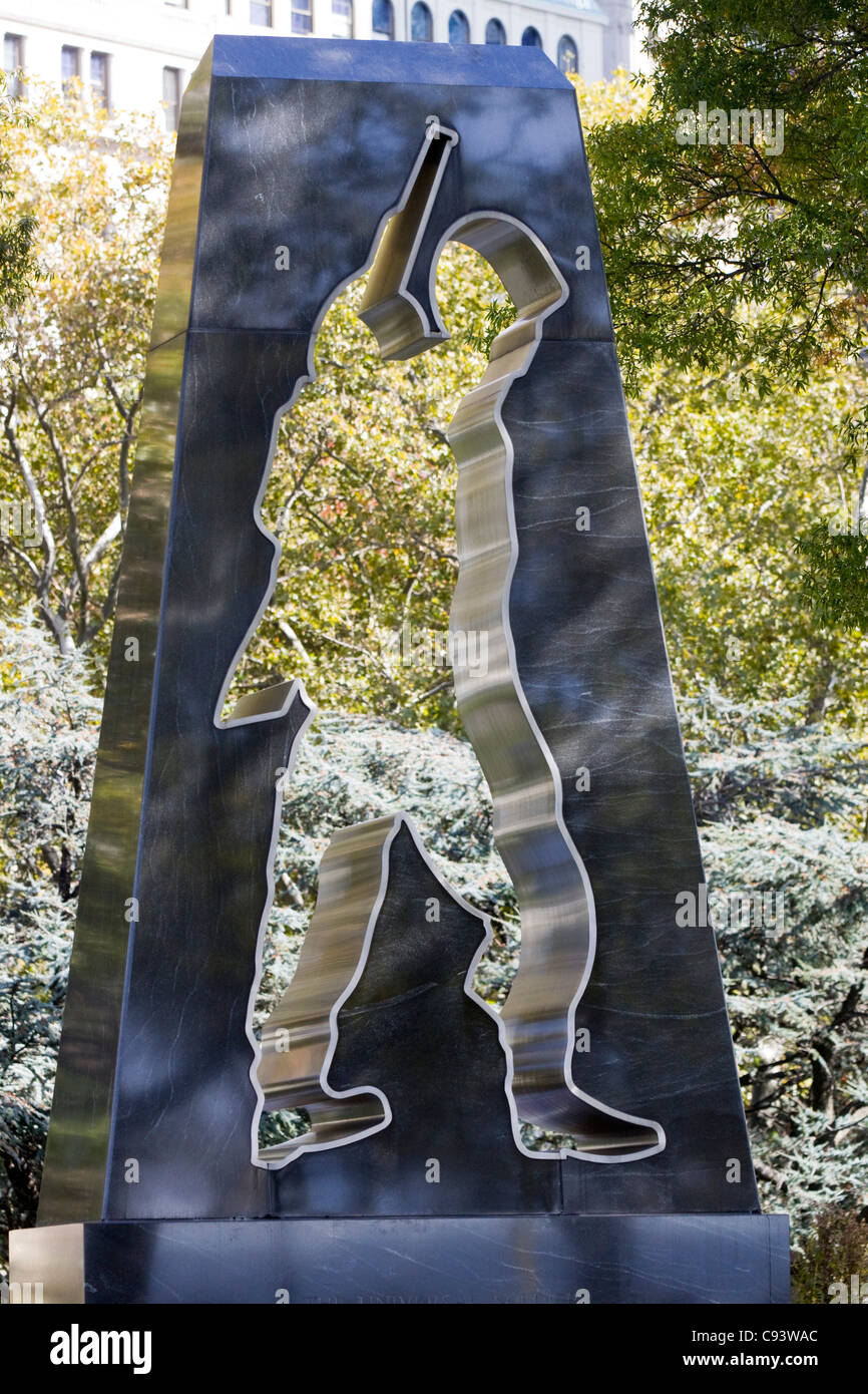 Korea-Krieg-Denkmal in Battery Park New York City The Universal Soldier Stockfoto
