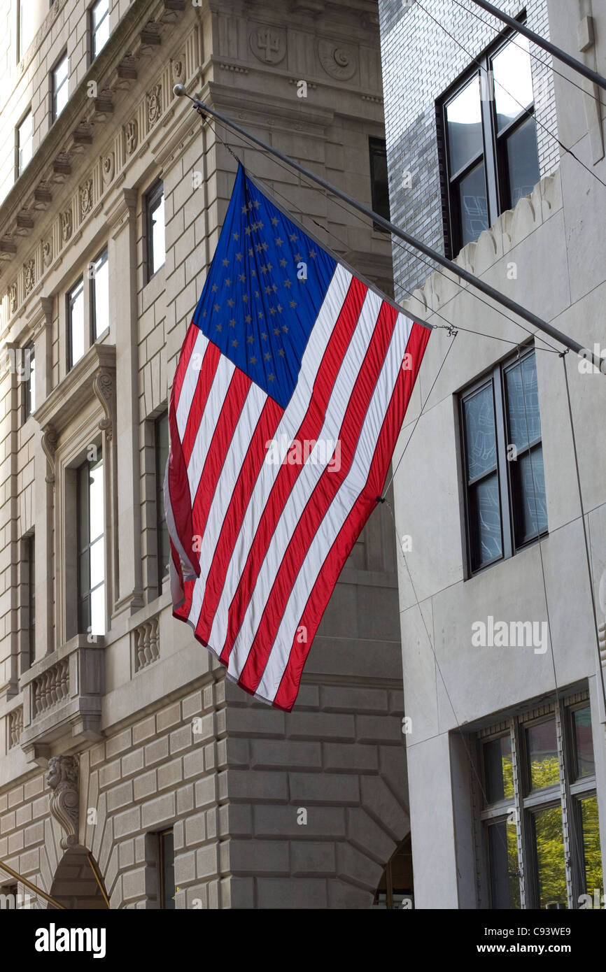 Die Flagge der Vereinigten Staaten von Amerika, Star Spangled Banner Stockfoto