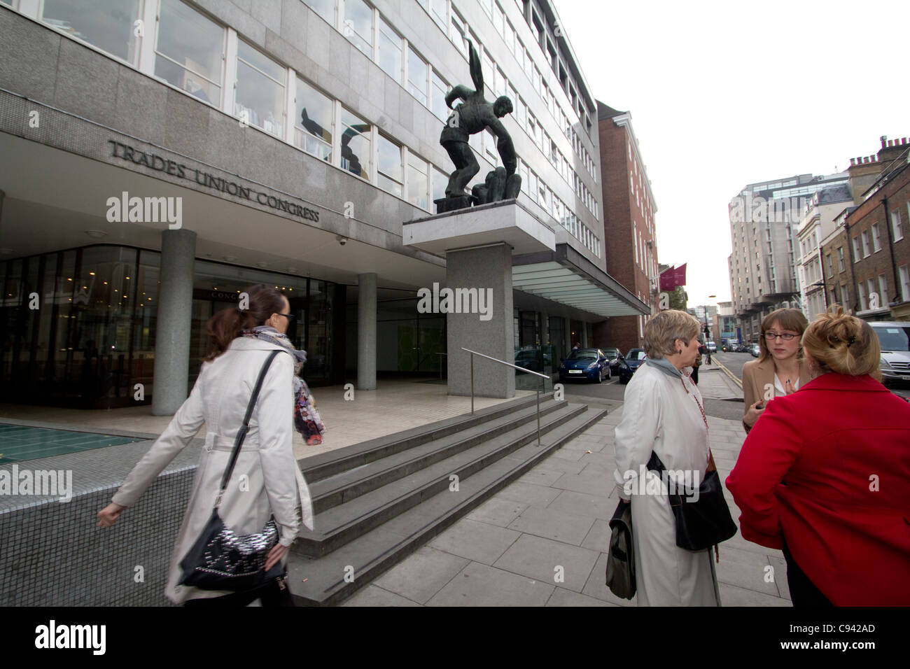 Trade Union Congress Tuc Hauptsitz london Stockfoto