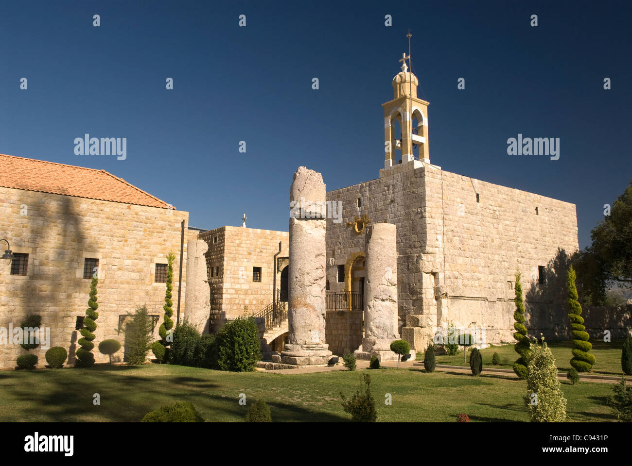 Deir al-kalaa (Kloster der Festung), Beit Mery, metn, Berg Libanon, Libanon. Stockfoto