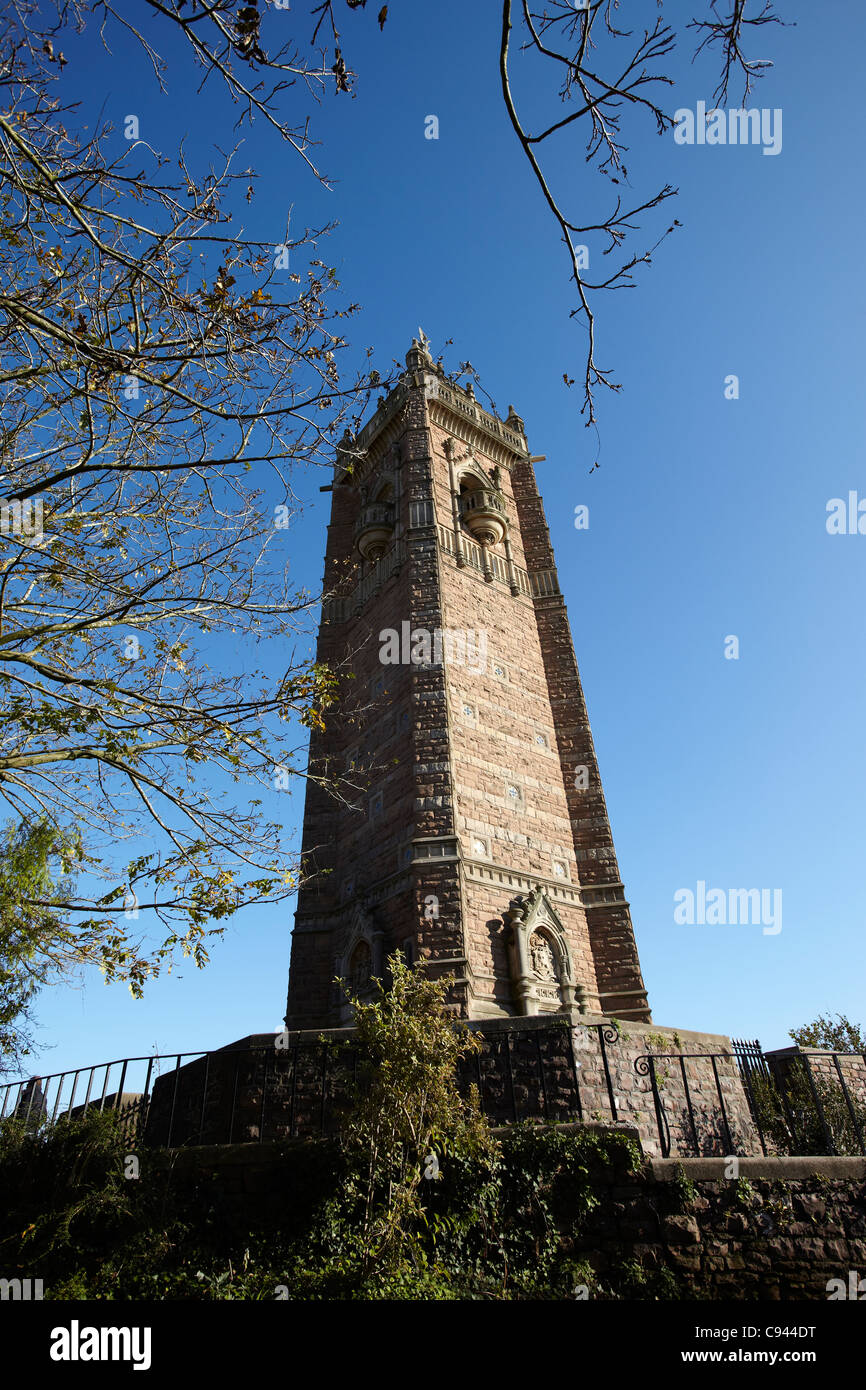 Cabot Tower, Brandon Hill, Bristol, England, UK Stockfoto