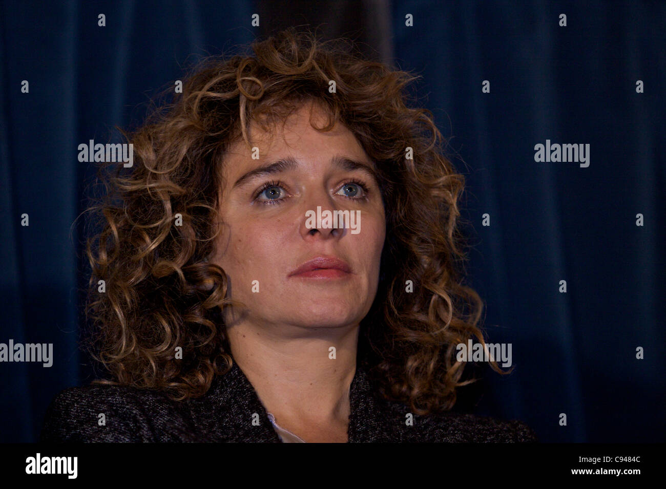 BOLOGNA (IT) 11. November 2011: "Das Kryptonit in der Tasche" Moview Vorschau mit Valeria Golino @ Cassero. Stockfoto