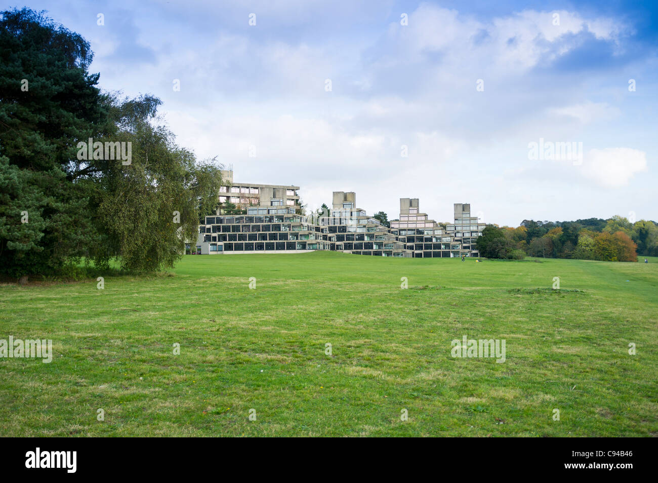 Studentenwohnheime der Universität von East Anglia Stockfoto