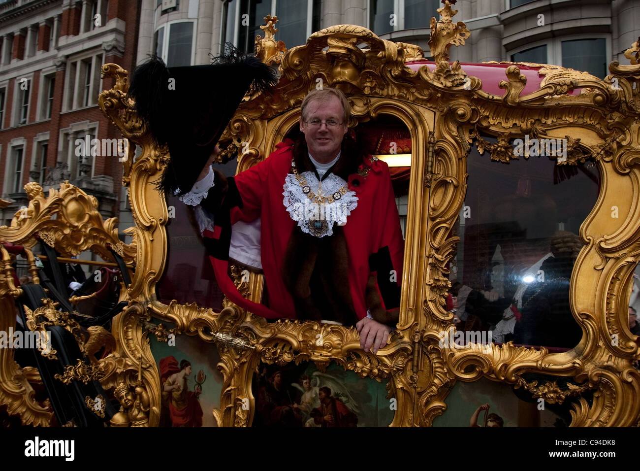 Oberbürgermeister von London anzeigen 12. November 2011 Stockfoto