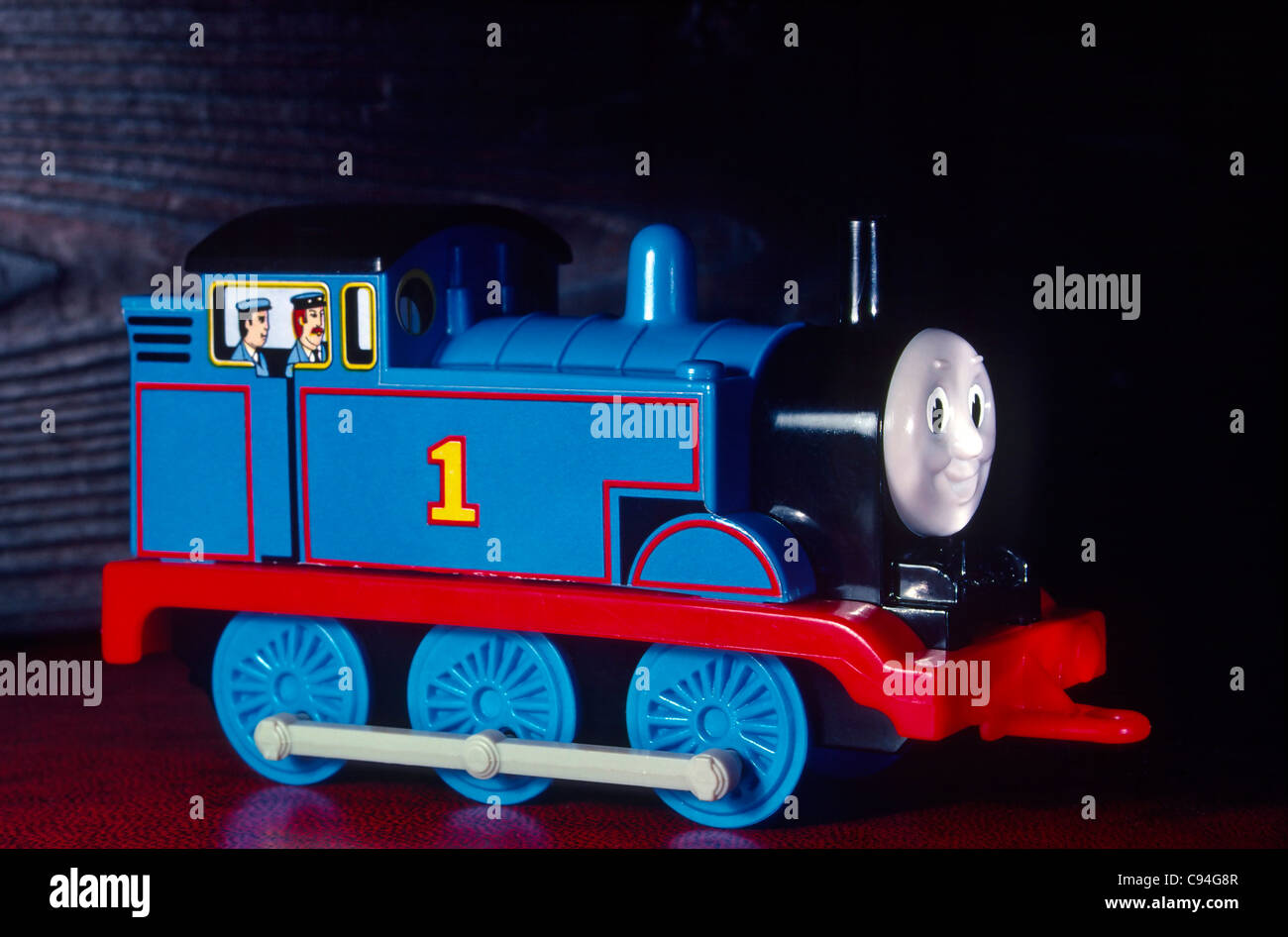 Des Kindes Spielzeug Zug Modell von Thomas The Tank Engine Stockfotografie  - Alamy
