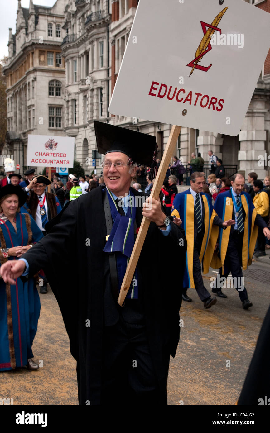 Oberbürgermeister von London anzeigen 12. November 2011 Stockfoto
