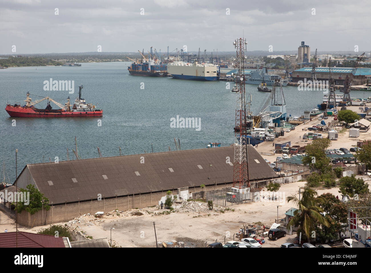 Dar Es Salaam Hafen, Tansania, Ostafrika Stockfoto