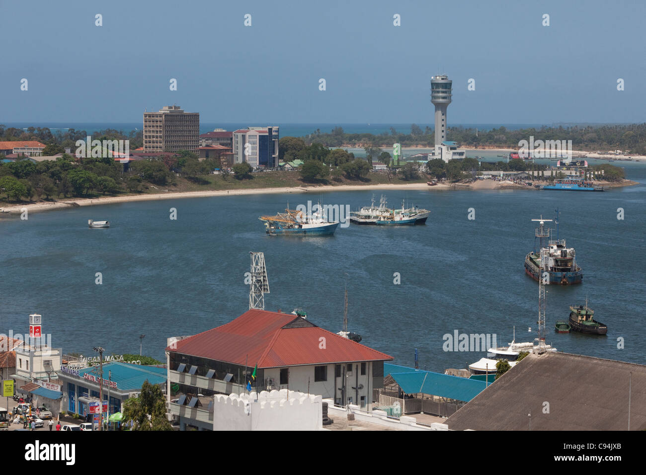 Dar Es Salaam Hafen, Tansania, Ostafrika Stockfoto