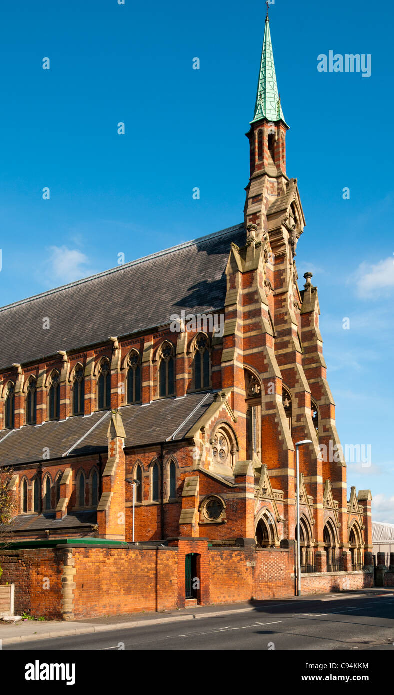 Gorton Kloster oder "Kirche und Kloster des Heiligen Franziskus".  E.w. Pugin, 1872.  Gorton, Manchester, England, UK Stockfoto