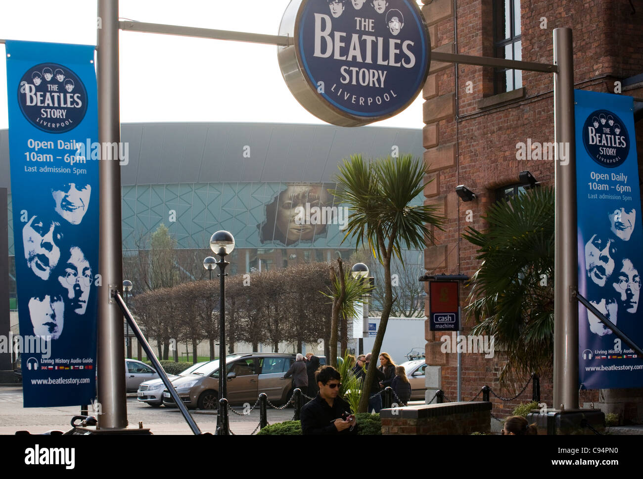 Die Beatles-Story in der Echo Arena Liverpool, Merseyside, UK Stockfoto