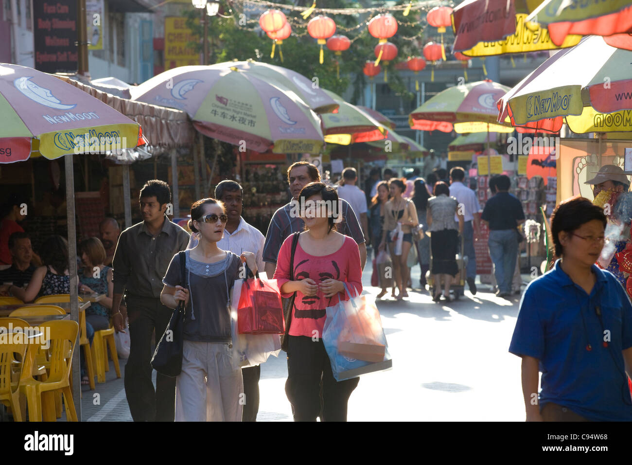 Chinatown: Pagoda Street market Stockfoto
