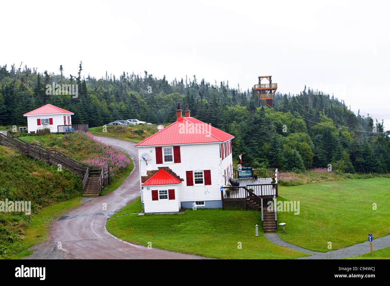 Cape Wutanfall in der Bay Of Fundy, New Brunswick, Kanada. Stockfoto