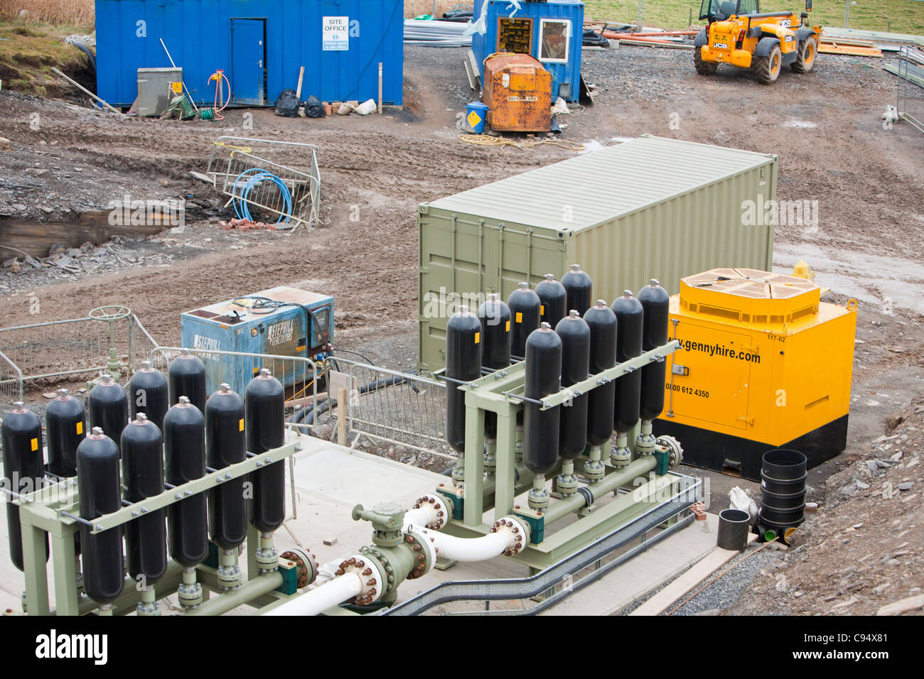 EMEC Zentrum Testgelände der Billia Croo in Stromness, Orkney, Schottland, Großbritannien. Stockfoto