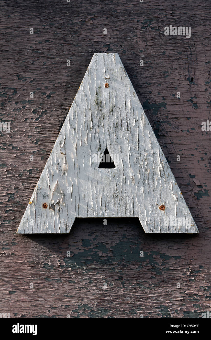 Buchstabe A Stockfoto