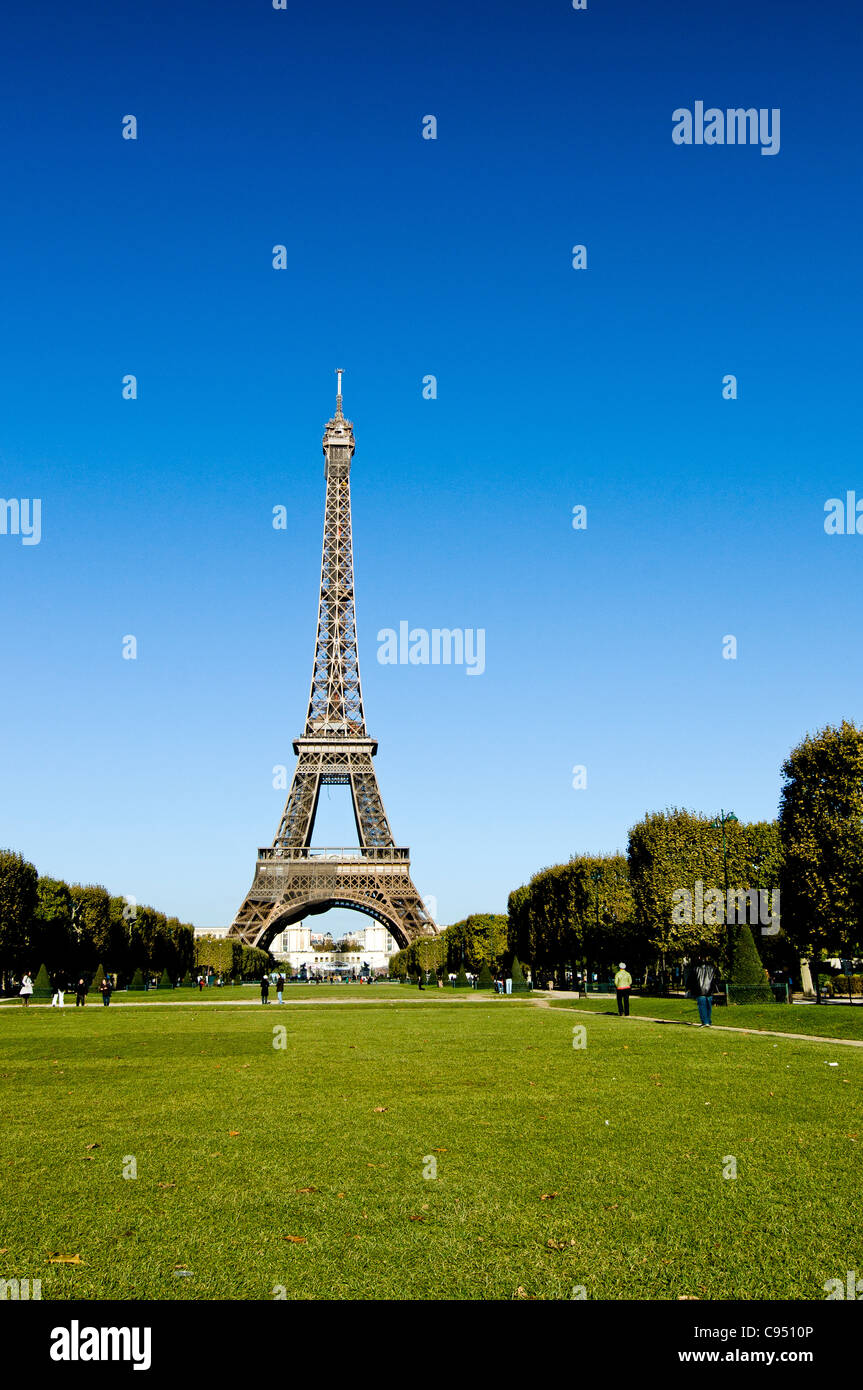 Eiffelturm, Wahrzeichen von Paris Stockfoto
