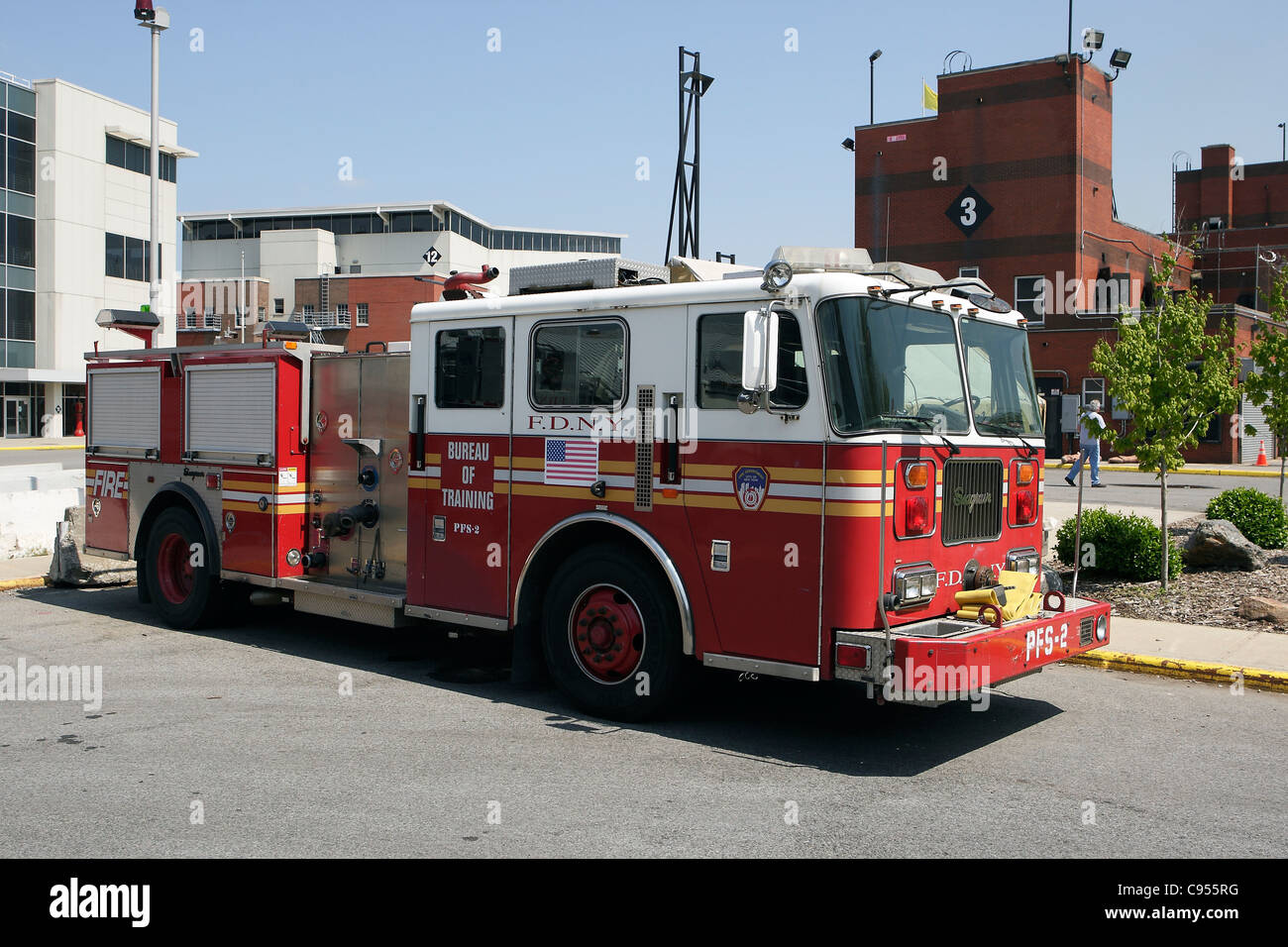 1997 1000/500 Seagrave Feuerwehrauto Stockfoto