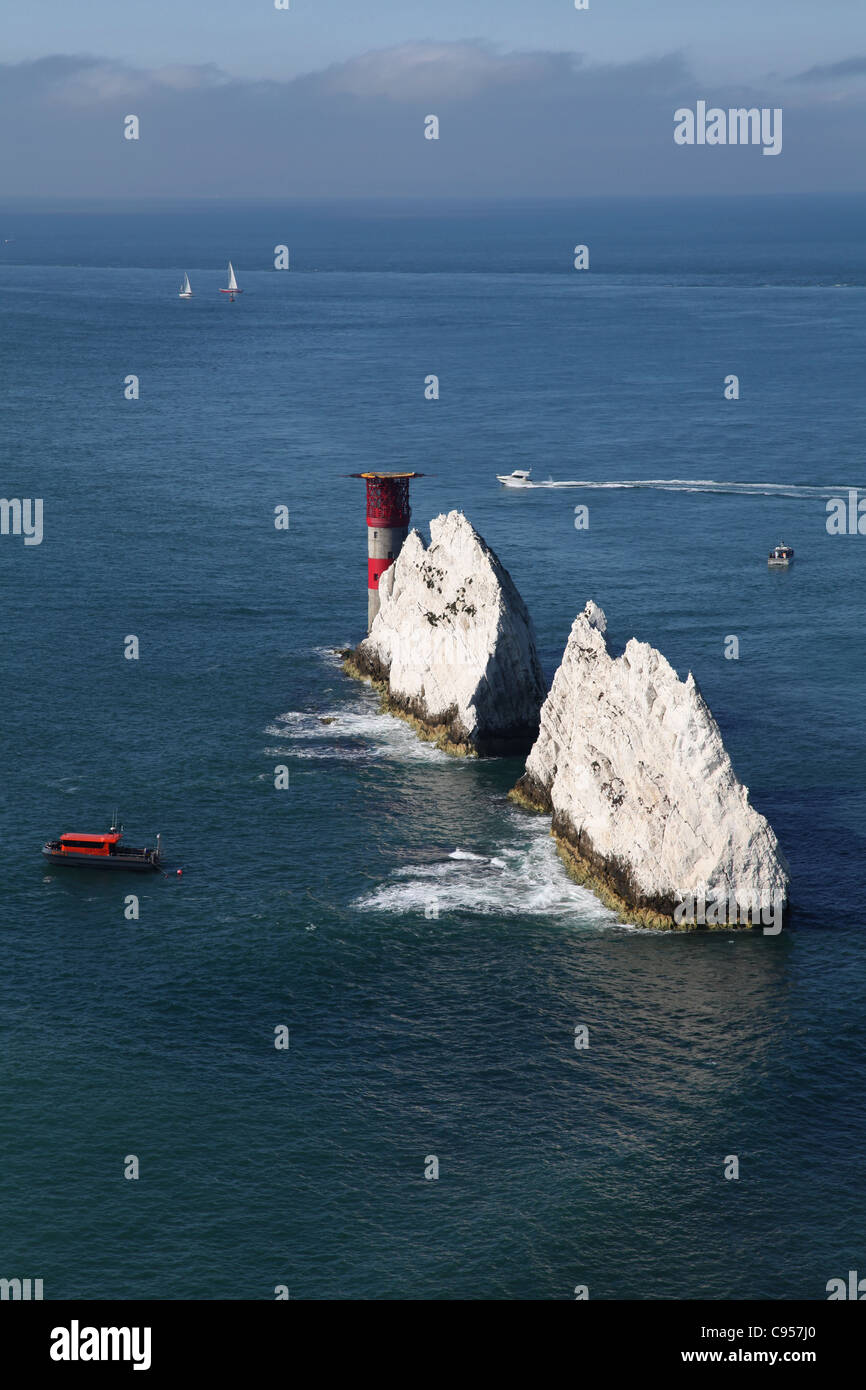Die Nadeln, Isle Of Wight Stockfoto